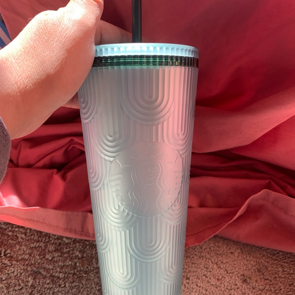 Starbucks Iridescent Tumbler with Straw